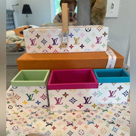 Louis Vuitton X Murakami 2025 Multicolor Monogram Robert Toolbox Organizer- NWT - Picture 3 of 6